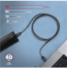 AXAGON Data and charging USB4 Gen 3x2 cable, 1 m | BUCM3-CM15AB | USB Type C - USB Type C