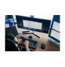 Kensington ProFit Ergo TB450 Trackball Belaidė pelė, RF Wireless + Bluetooth, 1600 DPI, Black/Blue