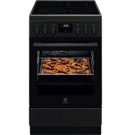 Juodos matinės spalvos el. keraminė viryklė ElectroluxLKR564276K
