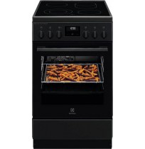Juodos matinės spalvos el. keraminė viryklė ElectroluxLKR564276K