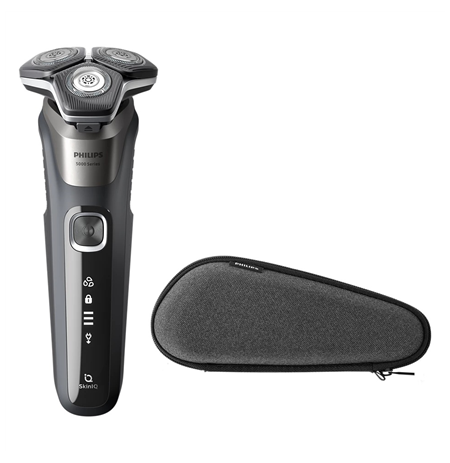 Philips | Shaver | S5887/30 | Operating time (max) 60 min | Wet & Dry | Lithium Ion | Charcoal Gray