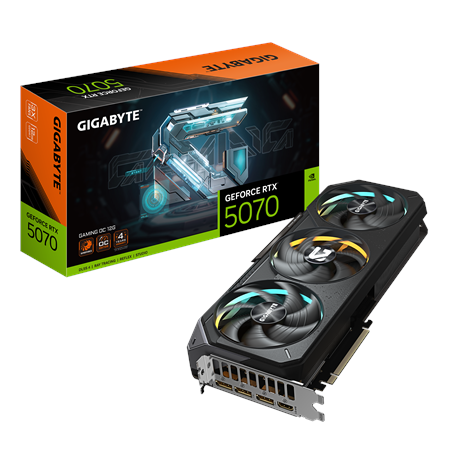 Gigabyte GeForce RTX 5070 GAMING OC 12G | NVIDIA | 12 GB | GeForce RTX 5070 | GDDR7 | HDMI ports quantity 1 | PCI-E 5.0