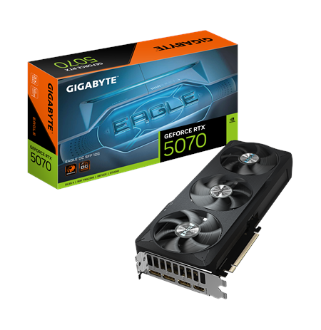 Gigabyte GeForce RTX 5070 EAGLE OC SFF 12G | NVIDIA | 12 GB | GeForce RTX 5070 | GDDR7 | HDMI ports quantity 1 | PCI-E 5.0
