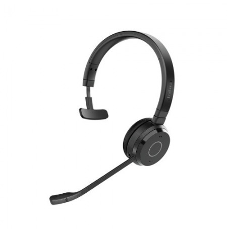 Jabra Evolve 65 TE MS Mono Link390a Belaidės ausinės, Bluetooth, USB-A, Juoda