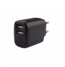 Travel Charger 17W 2xUSB-A By Musthavz  Black