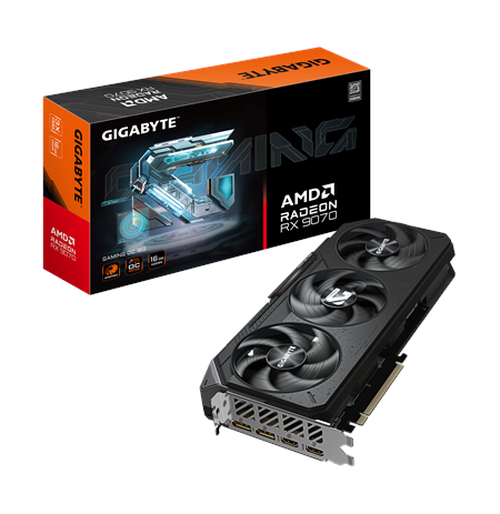 Gigabyte Radeon RX 9070 GAMING OC 16G | AMD | 16 GB | Radeon RX 9070 | HDMI ports quantity 2 | PCI-E 5.0
