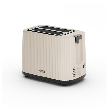 Princess Wave Toaster | 428207 | Power 930 W | Number of slots 2 | Housing material Plastic | Beige