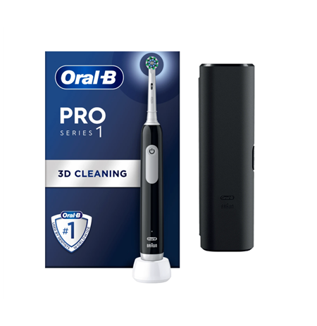 Oral-B Electric Toothbrush with Travel Case | Pro Series 1 | Rechargeable | For adults | Number of brush heads included 1 | Numb