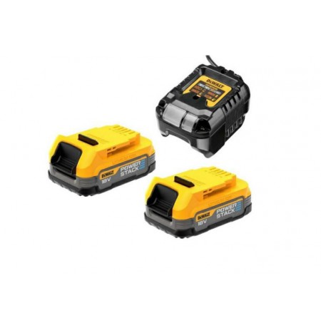 DEWALT DCB1102 CHARGER + 2x1.7Ah POWERSTACK DCB1102E2