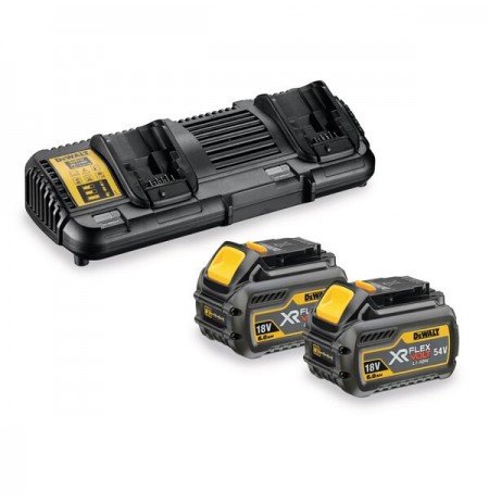 DeWALT DCB132T2-QW, Battery & charger set, Lithium-Ion (Li-Ion), 4 Ah, 18 V, DeWalt, Black, Yellow