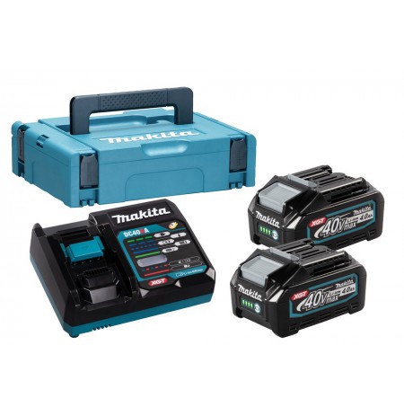 MAKITA POWER SUPPLY KIT 40V 2x4,0Ah XGT (BL4040x2+DC40RA) MAKPAC
