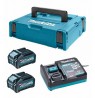 MAKITA POWER SUPPLY KIT 40V 2x4,0Ah XGT (BL4040x2+DC40RA) MAKPAC