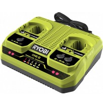 Battery Charger for 18V Batteries RYOBI with 2 Ports