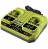 Battery Charger for 18V Batteries RYOBI with 2 Ports