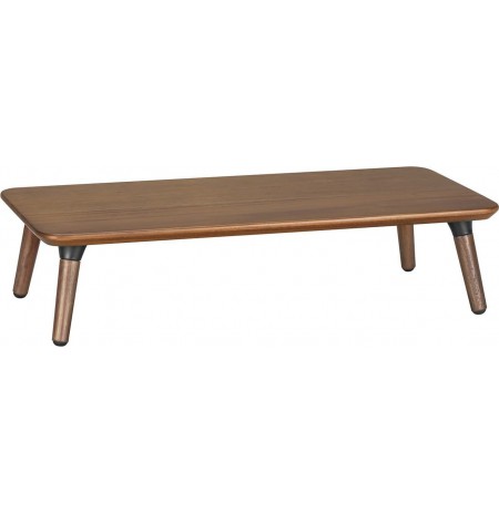 Maclean Wooden Monitor / Laptop Stand, (500x240x120mm), black walnut, max. 20kg, MC-930