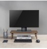 Maclean Wooden Monitor / Laptop Stand, (500x240x120mm), black walnut, max. 20kg, MC-930