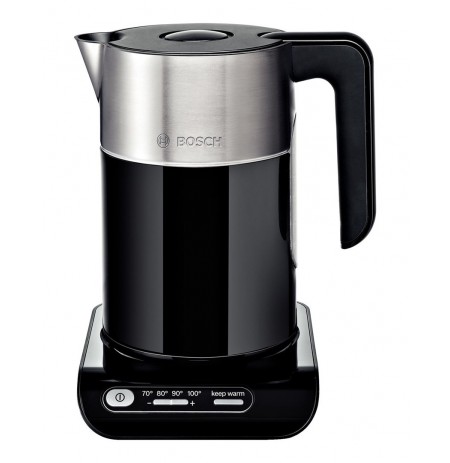 Kettle electric BOSCH TWK 8613P (2400W 1.5l, black color)
