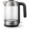 Philips 5000 series HD9339/80 electric kettle 1.7 L 2200 W Black, Stainless steel, Transparent