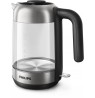Philips 5000 series HD9339/80 electric kettle 1.7 L 2200 W Black, Stainless steel, Transparent