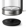 Philips 5000 series HD9339/80 electric kettle 1.7 L 2200 W Black, Stainless steel, Transparent