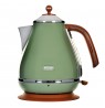 Kettle electric DeLonghi Icona Vintage KBOV 2001.GR (2000W 1.7l, olive color)