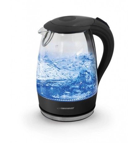 Kettle electric Esperanza Salto Angel EKK011K (2200W 1.7l, black color)