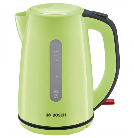 Kettle electric BOSCH TWK 7506 (2200W 1.7l, light green color)