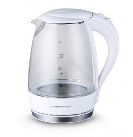 Kettle electric Esperanza Salto Angel EKK011W (2200W 1.7l, white color)