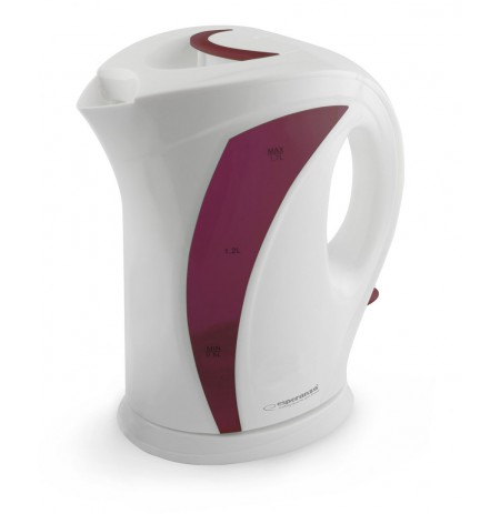 Kettle electric Esperanza Iguazu EKK018R (2200W 1.7l, red color, white color)