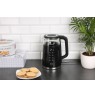 ELDOM Kettle NEVO, 2200 W, 1.7 L, temperature control, plastic + glass