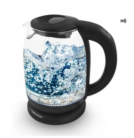 Kettle electric Esperanza LOIRE EKK027 (2200W 1.7l, black color)