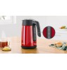 Electric kettle Bosch TWK 7L464, 2400 W, 1.7 l Red