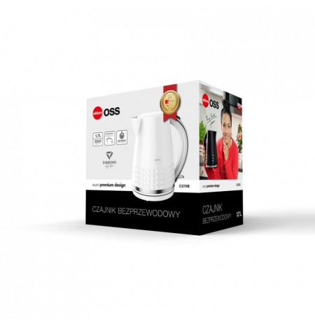 ELDOM C270B OSS kettle, 1.7 l capacity, 2150 W power, white