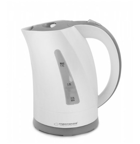 Kettle electric Esperanza Amazon EKK022 (2200W 1.7l, beige color, graphite black color)
