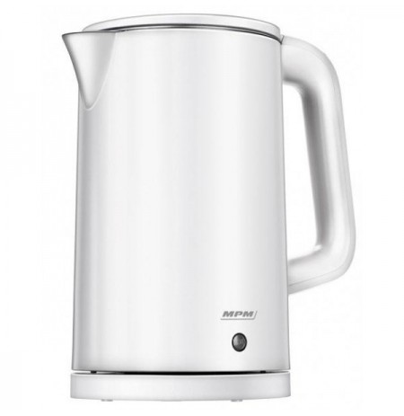 MPM Cordless kettle MCZ-105, white, 1.7 l