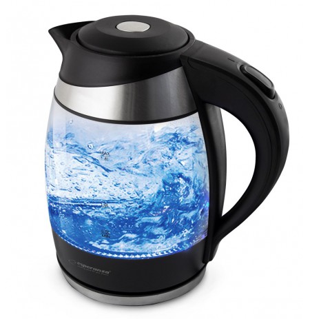 Kettle electric Esperanza Gullfoss EKK009 (2200W 1.8l, transparent color)