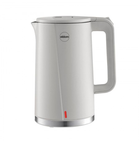 ELDOM NEEV kettle, capacity 1.7 l, power 2200 W, steel center, gray