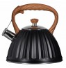 PROMIS TMC25D Kettle 3.0 l, ANTONIO, black, wooden handle