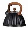 PROMIS TMC25D Kettle 3.0 l, ANTONIO, black, wooden handle