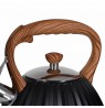 PROMIS TMC25D Kettle 3.0 l, ANTONIO, black, wooden handle