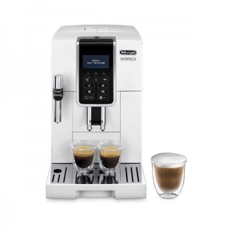 Coffee machine espresso DeLonghi ECAM 350.35.W (1450W, white color)