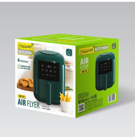 Feel-Maestro MR-755 fryer 3 L 1200 W Hot air fryer Green