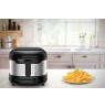 Tefal FF215D Deep fryer Single Black,Stainless steel Stand-alone 1600 W