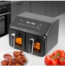 Double fat-free fryer, 2200 W, capacity 8 l, LED display