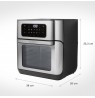 Princess | 182065 | Aerofryer Oven | Power 1500 W | Capacity 10 L | Black/Stainless Steel