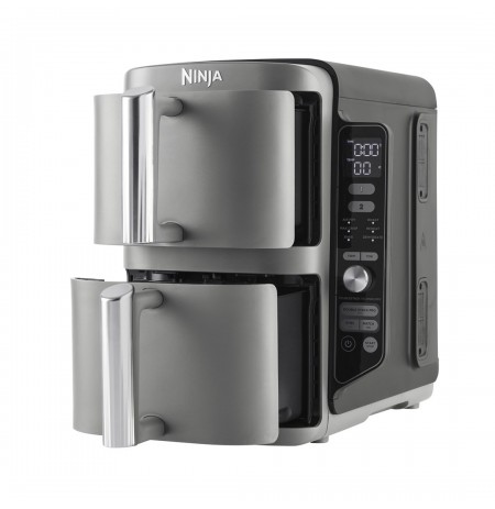 Ninja SL400EU fryer Double 9.5 L 2470 W Hot air fryer Black, Grey