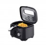 ELDOM Fryer FREET, 2.5 L, 400 g of fries, temperature regulator, removable oil tank, black