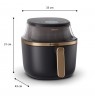 Philips 3000 series NA332/00 fryer Single 6.2 L Stand-alone 1700 W Hot air fryer Black