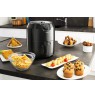 Fryer fat-free Tefal Easy Fry Classic EY201815 (4,2 l, 1,2 kg, 1500W, black color)