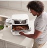 Ninja AF500EUWH fryer Double 10.4 L Stand-alone 2470 W Hot air fryer Silver, White